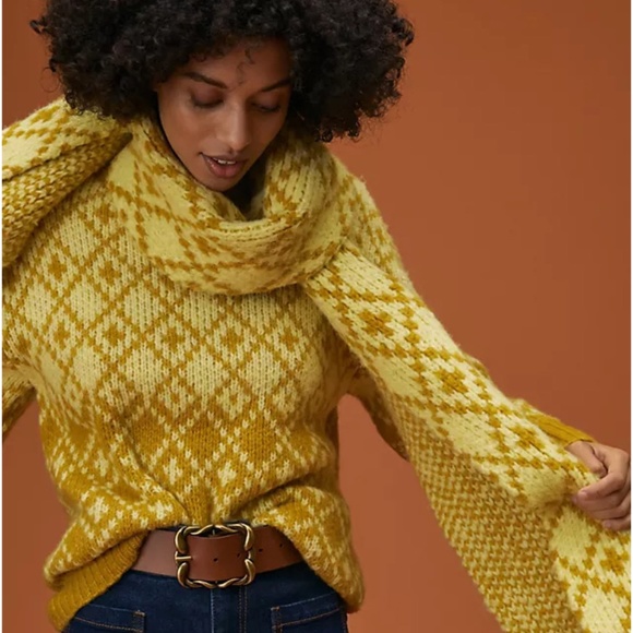 ANTHROPOLOGIE | Sigfried Wool Blend Scarf | NWT - Picture 4 of 9